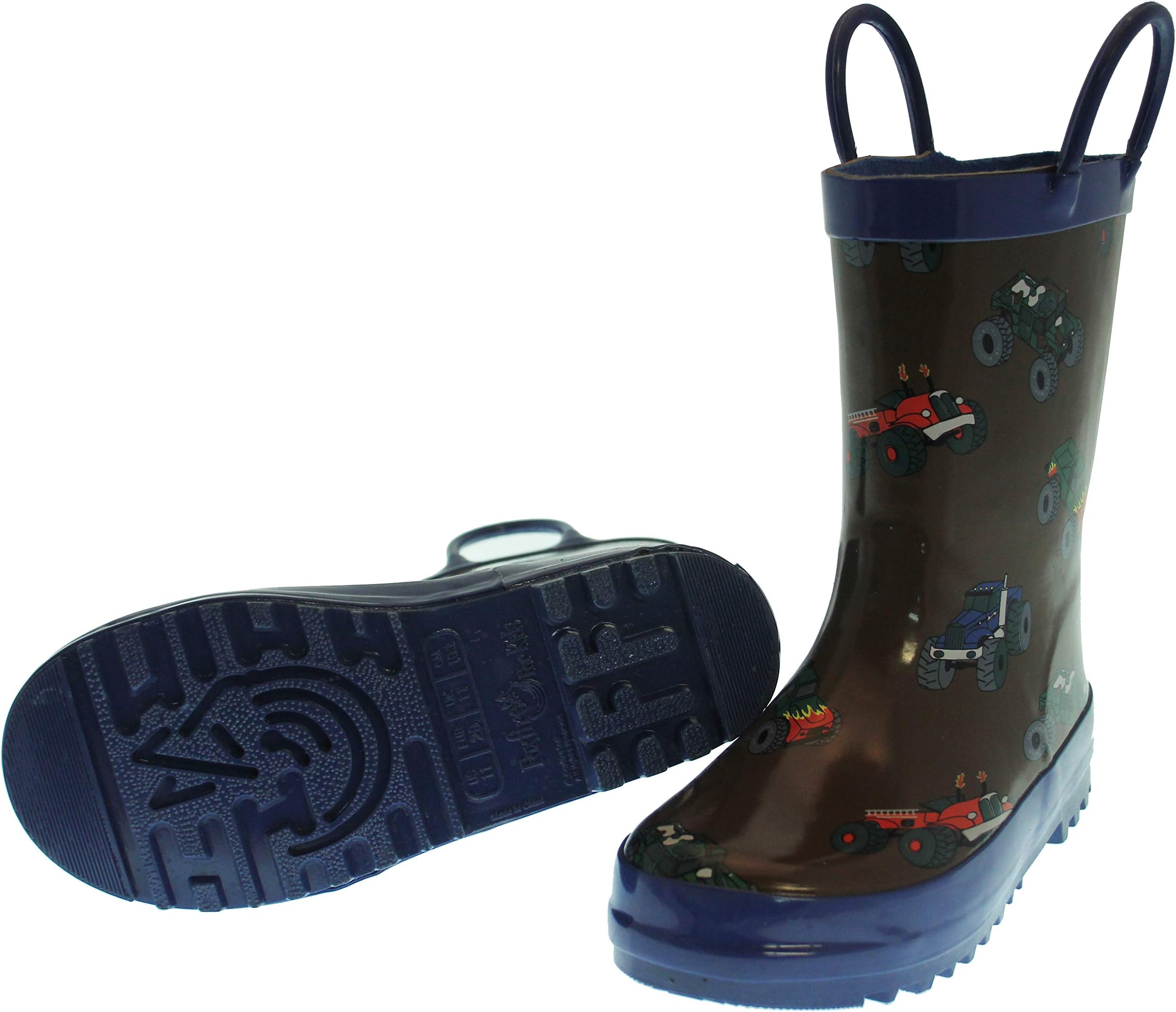 for Kids Boys Rubber Rain Boots for Toddles and Children