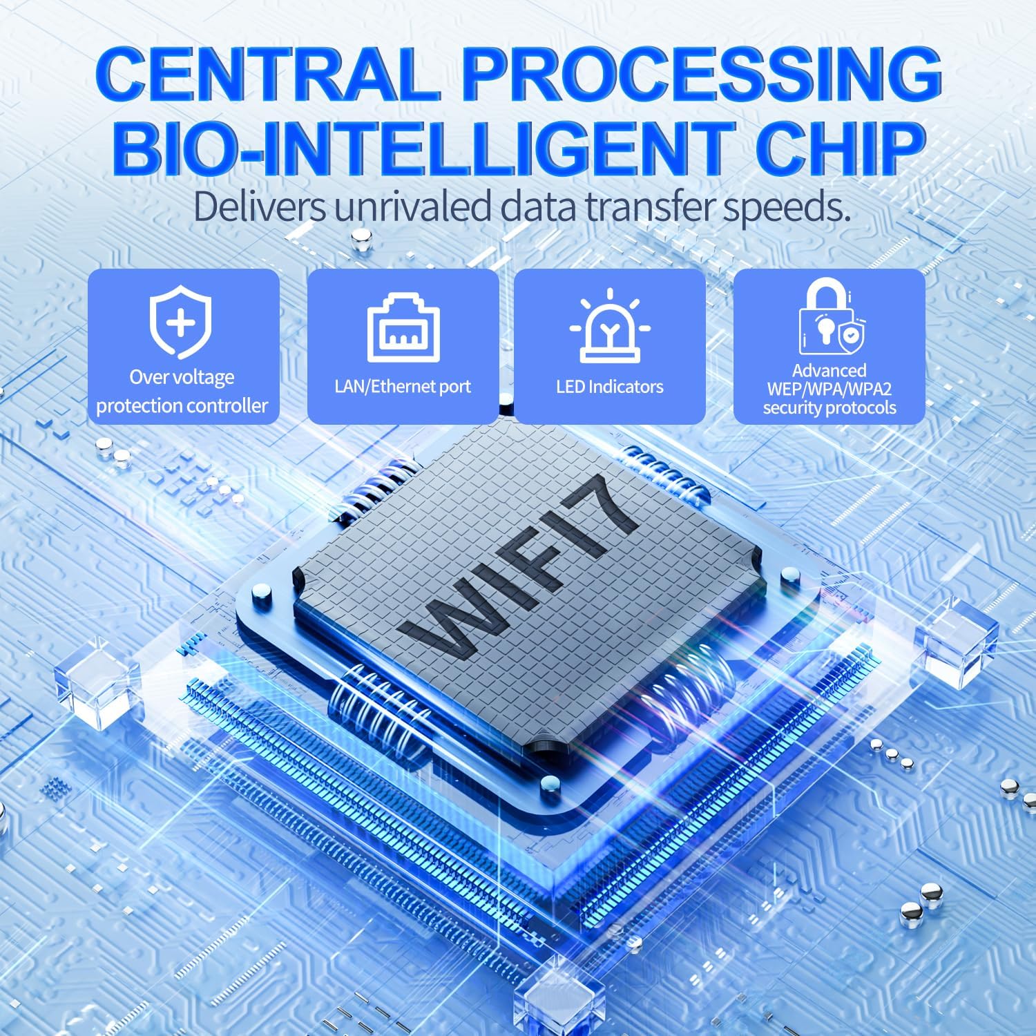 BE3600 Wi-Fi 7 Range Extender RE223BE w/Ethernet Port | 3.6 Gbps Dual-Band Wireless Repeater | Internet Signal Booster for Home | Up to 2400 sq.ft, 64 Devices | MLO, EasyMesh | No 6 GHz Band