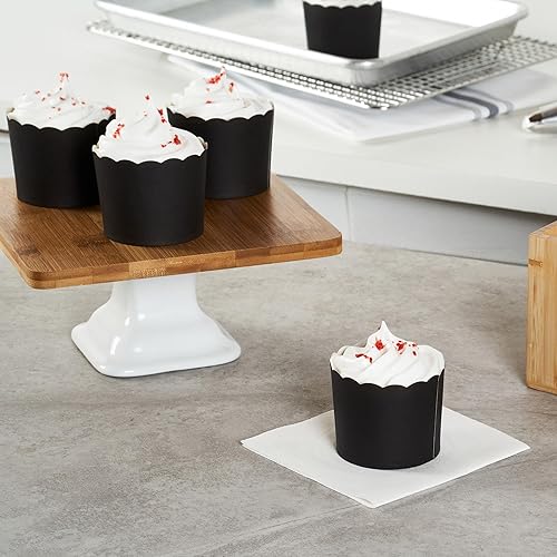 Miniatura 76 de Restaurantware Panificio Premium - Taza de papel Kraft de 10 onzas para hornear, tazas de papel para hornear, perfectas para magdalenas, cupcakes