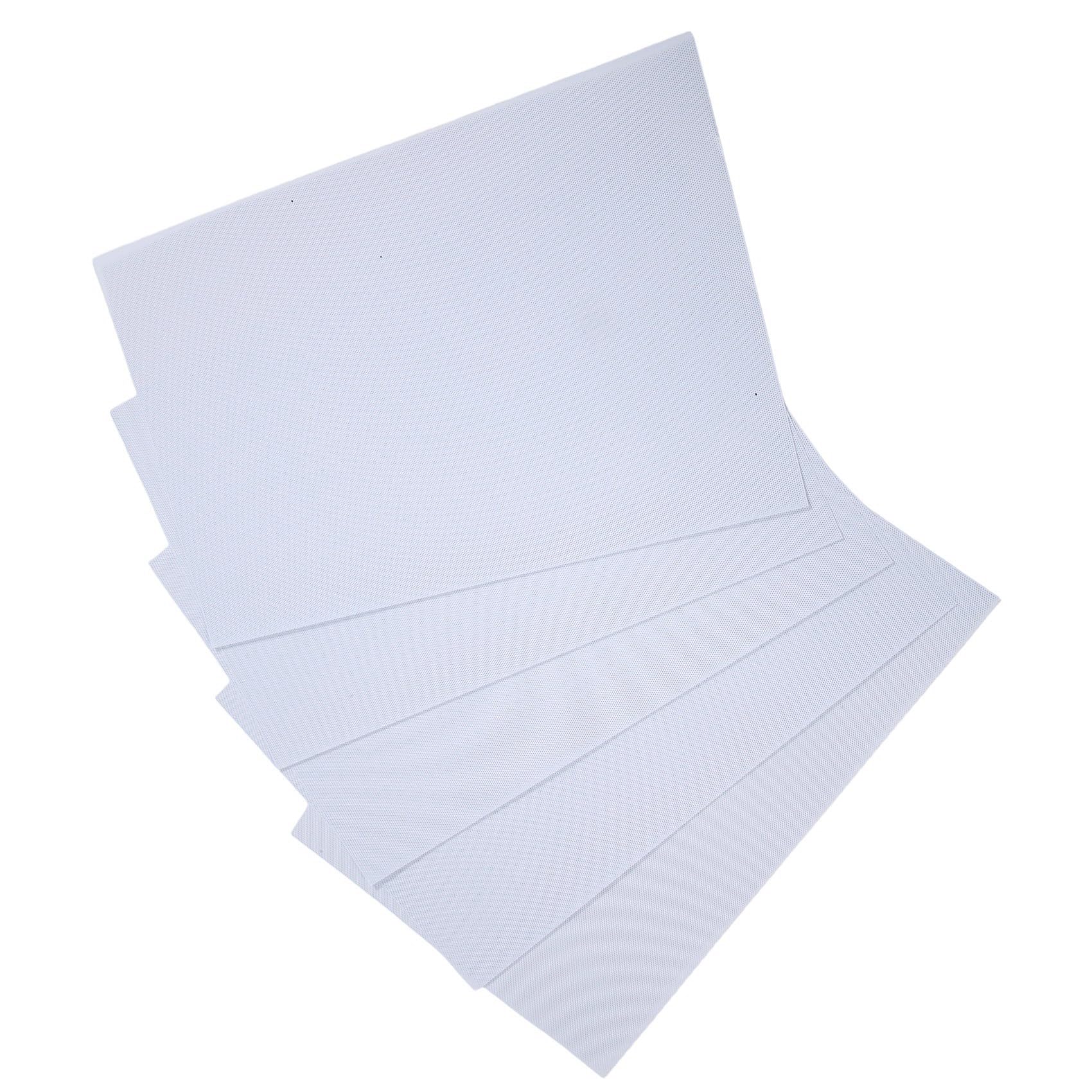qimoi 5 Sheets 0.5 mm Fursuit Eyes Mesh, Waterproof Printable Eye Nets for Furry Cosplay, Props, Fursuits Crafts Making