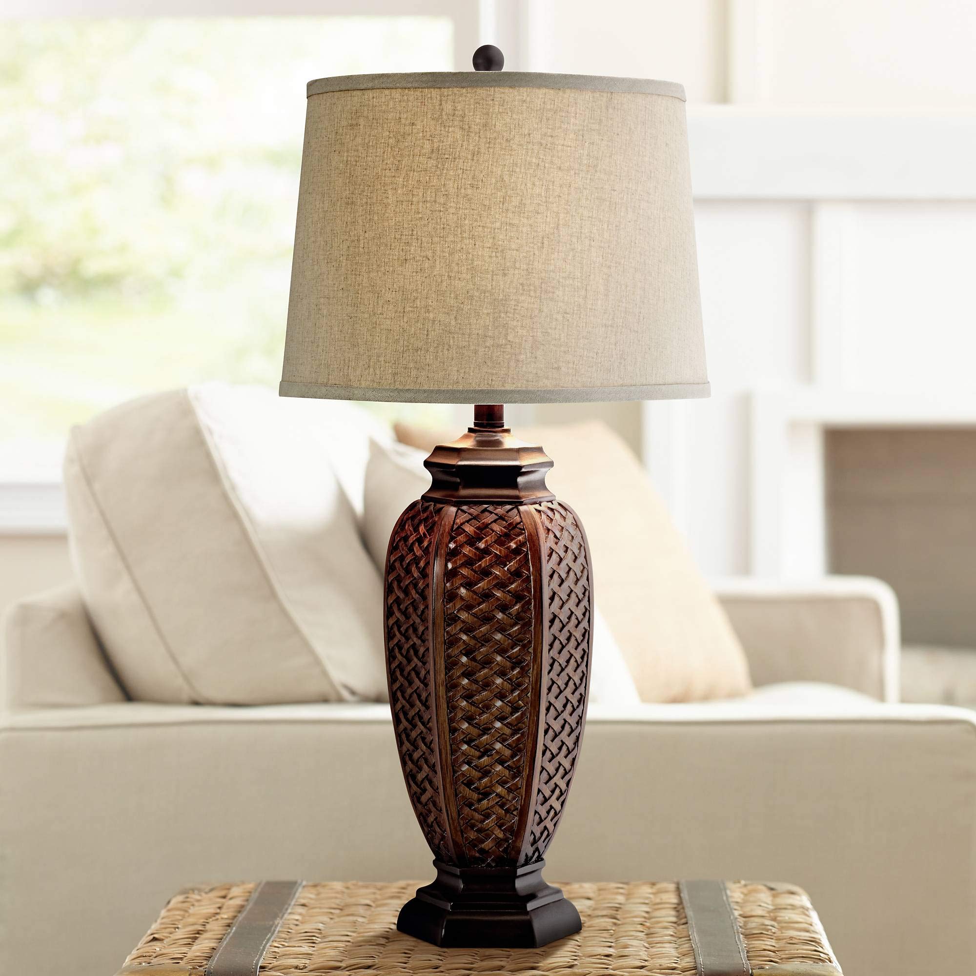 Rattan Table Lamp | Home & Garden