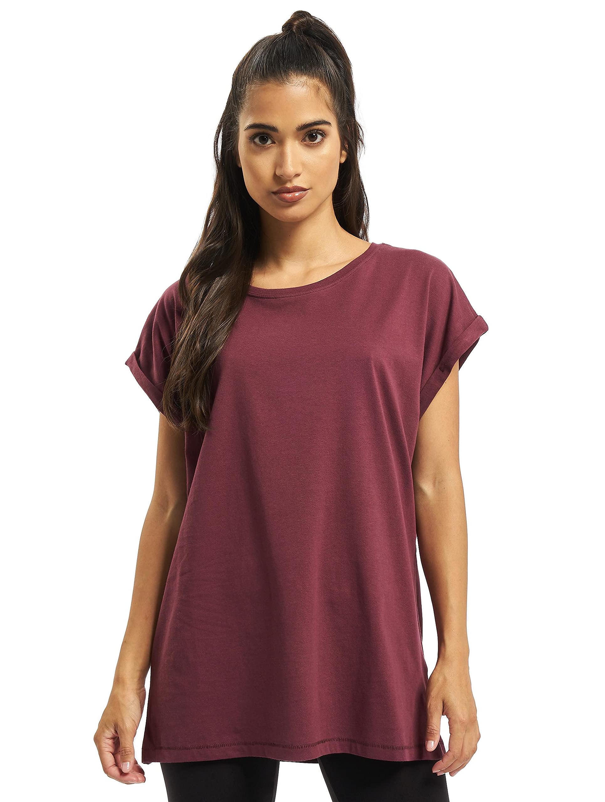 Urban Classics Ladies Extended Shoulder tee Camiseta para Mujer