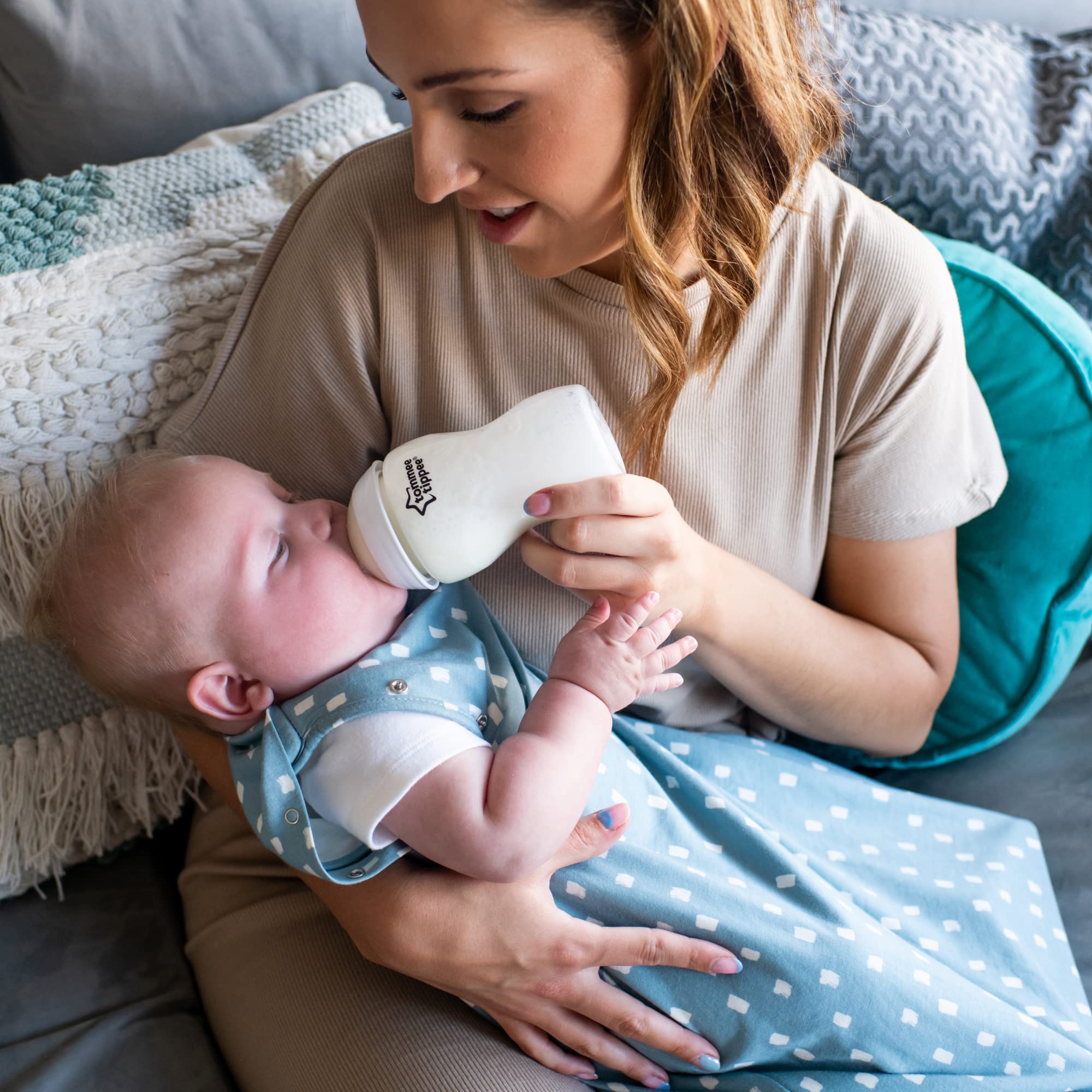 Tommee Tippee Saco de dormir para recién nacidos, saco de dormir original Grobag, diseño saludable para la cadera, tela suave de bambú, 0-3 m