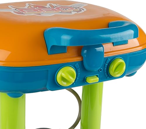 Miniatura 8 de Hey! Play!, 80-PP-TK081711 - Juego de cocina interactivo con luces y sonidos, ruedas, comida de juguete y accesorios de cocina de Hey! Play!,