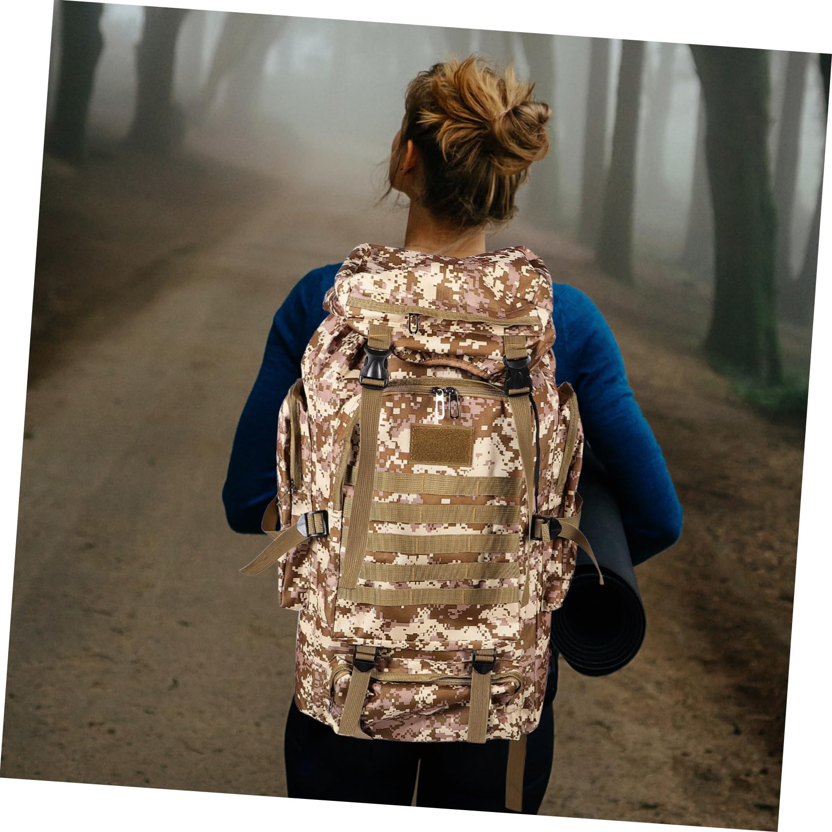 UKCOCO Zaino Escursionismo Oxford Zaino Multifunzionale per Camping per Outdoor per Escursionismo e attività all