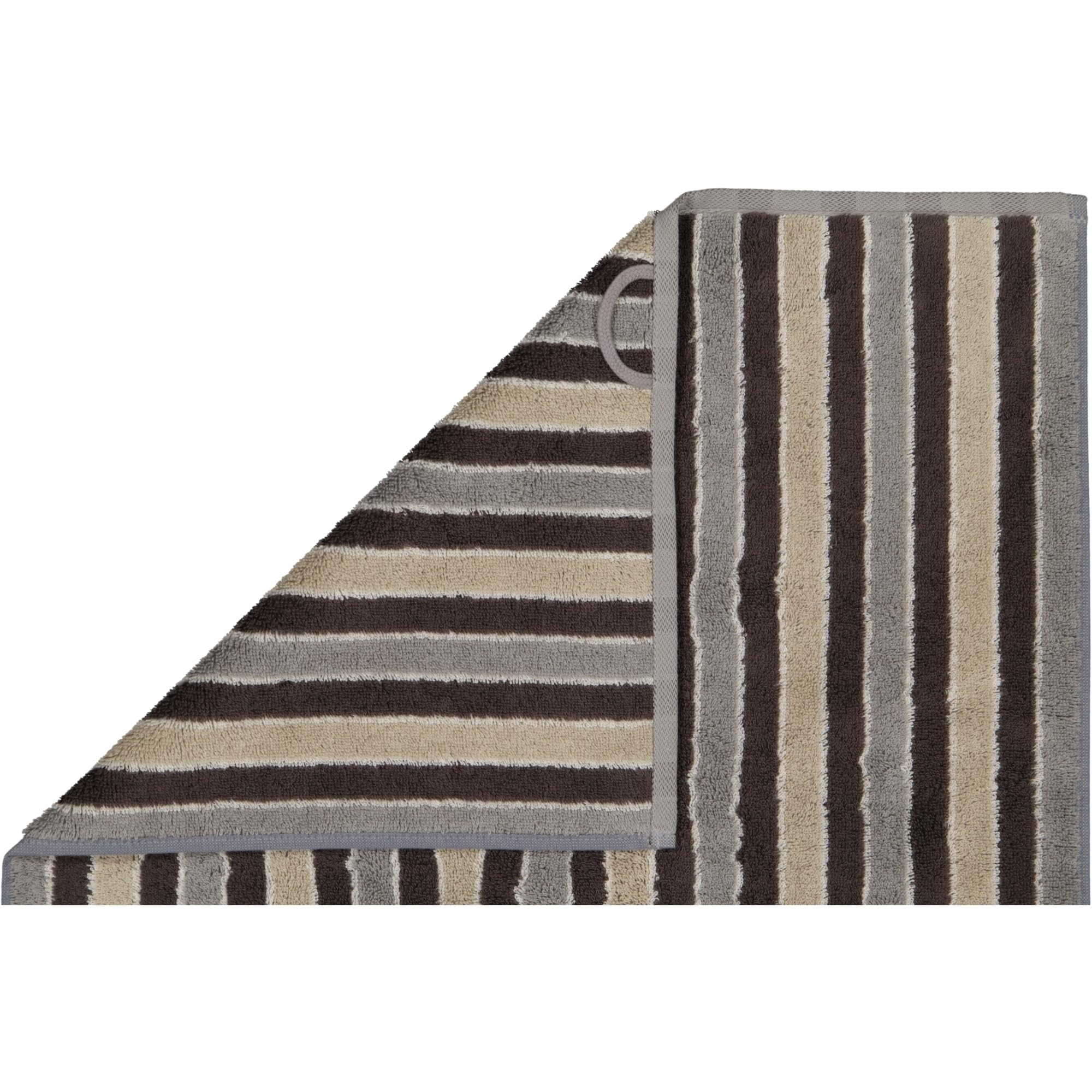 Cawö Handtücher Two-Tone Edition Streifen 647 Sand - 33