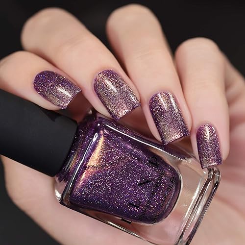 Miniatura 720 de ILNP Madison Ave Esmalte de uñas holográfico metálico rosa antiguo