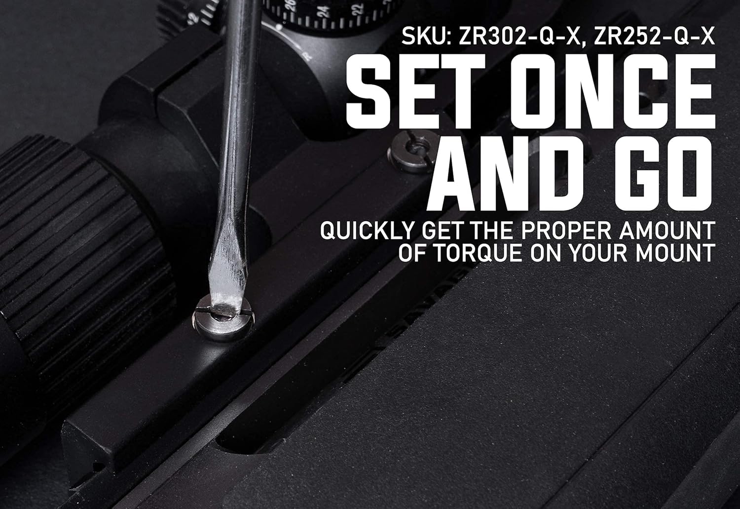 Monstrum G2 1-4x24 First Focal Plane FFP Rifle Scope with BDC Reticle | ZR302 Quick Release Scope Mount | Bundle