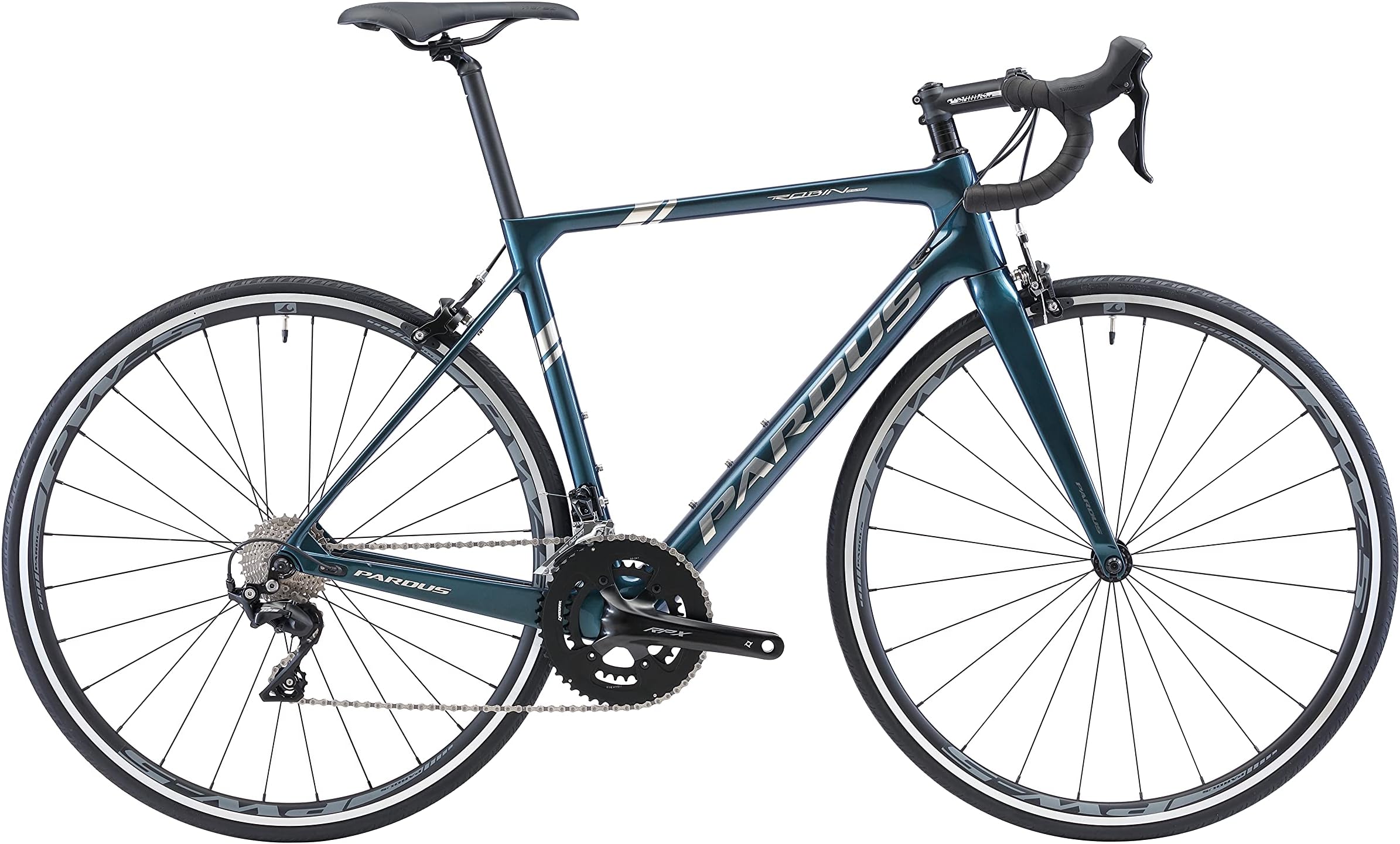 PARDUSRobin Sports Carbon Road Bike Racing Bicycle With 105 22 Speed (Chameleon Green, XS)