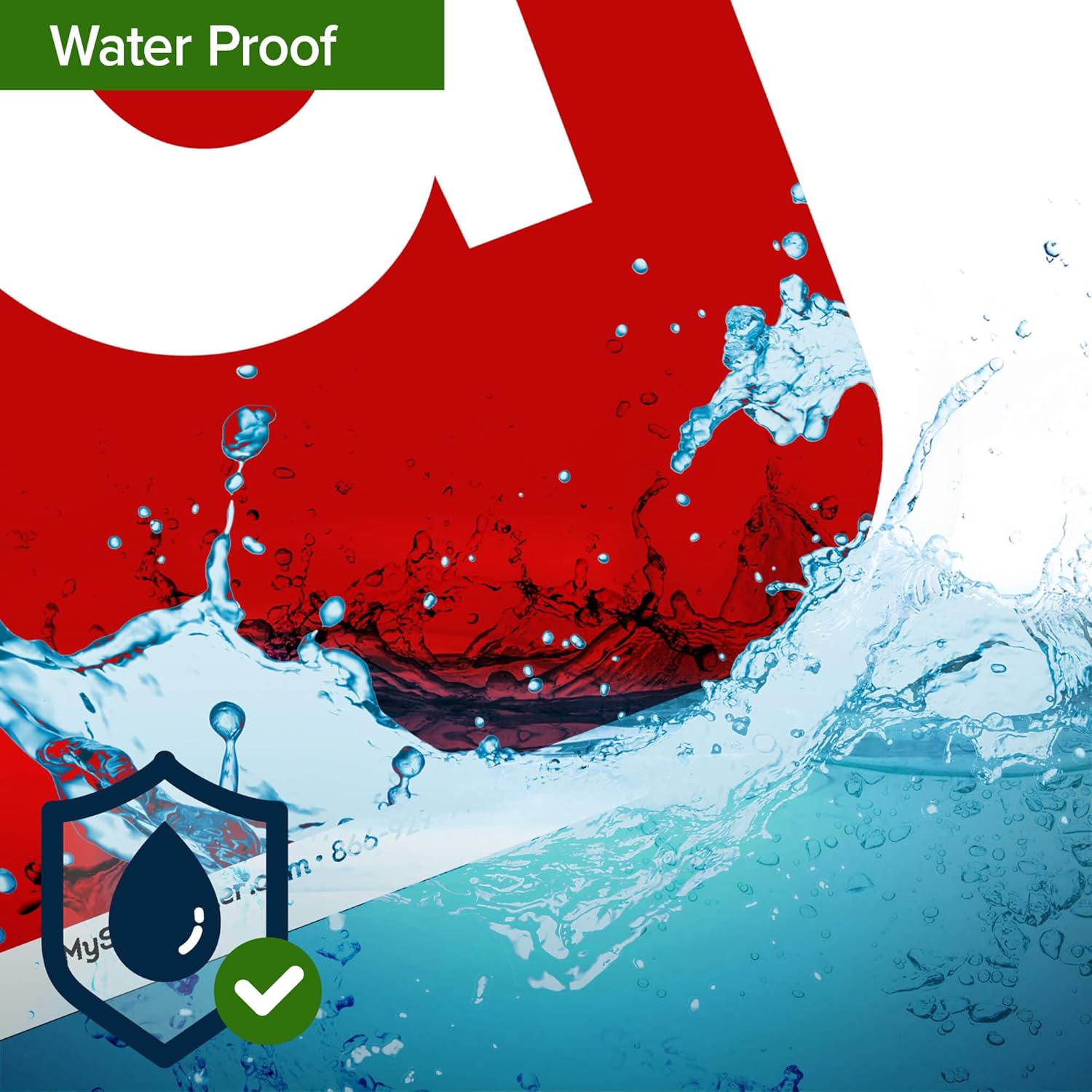 No Smoking with Graphic Warning Sign, 18x24 Inches, Rust Free .063 Aluminum, Fade Resistant, Made in USA by My Sign Center