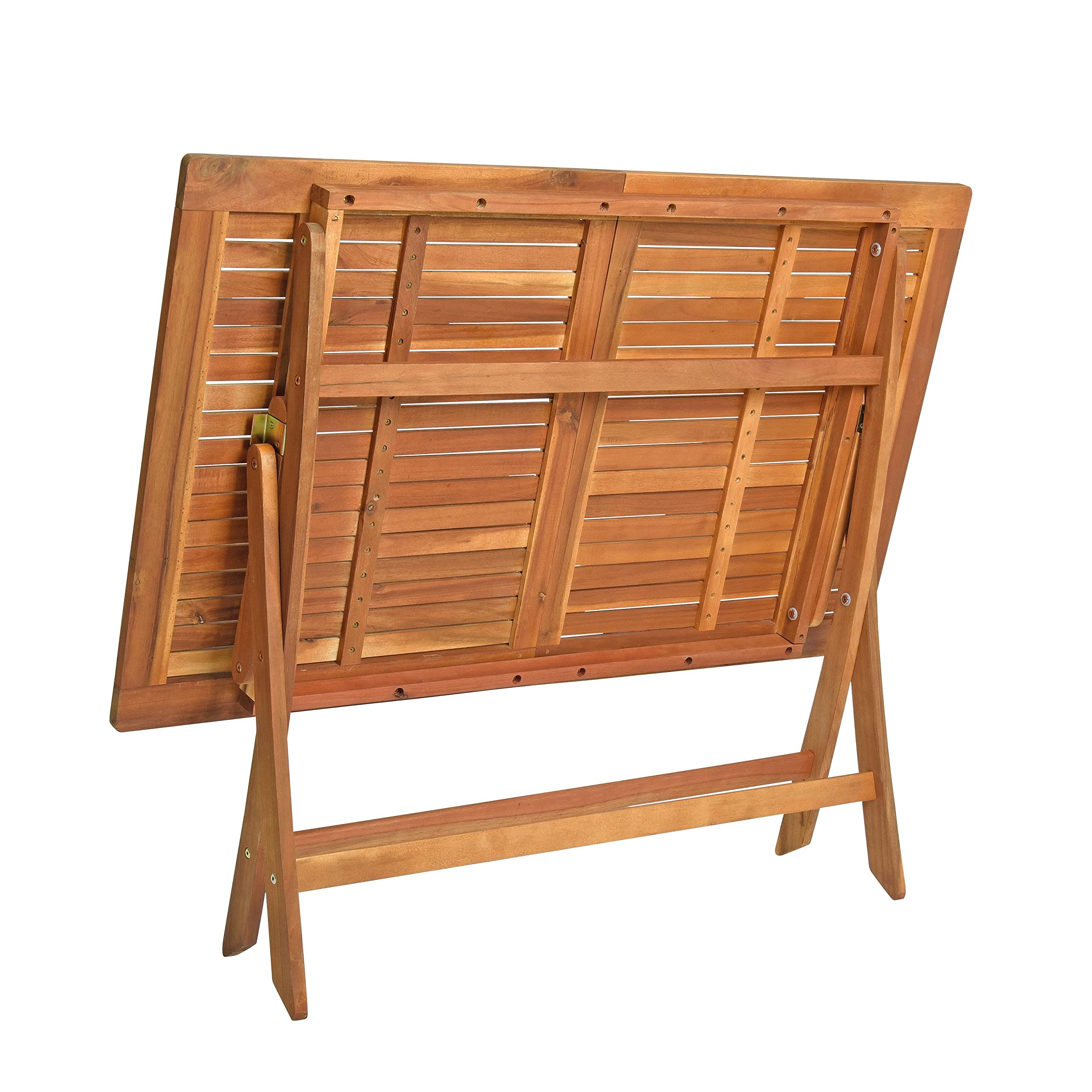 ESTEXO Gartentisch Holztisch Tisch Balkontisch Akazie Holz Esstisch Gartenmöbel Eckig