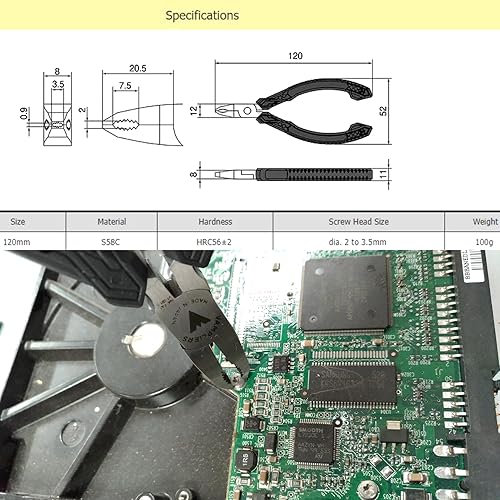 Miniatura 7 de VamPLIERS - Las mejores pinzas del mundo VT-001-S2F alicates para extraer tornillos oxidadosdañados regalo de navidad ideal para compañeros de