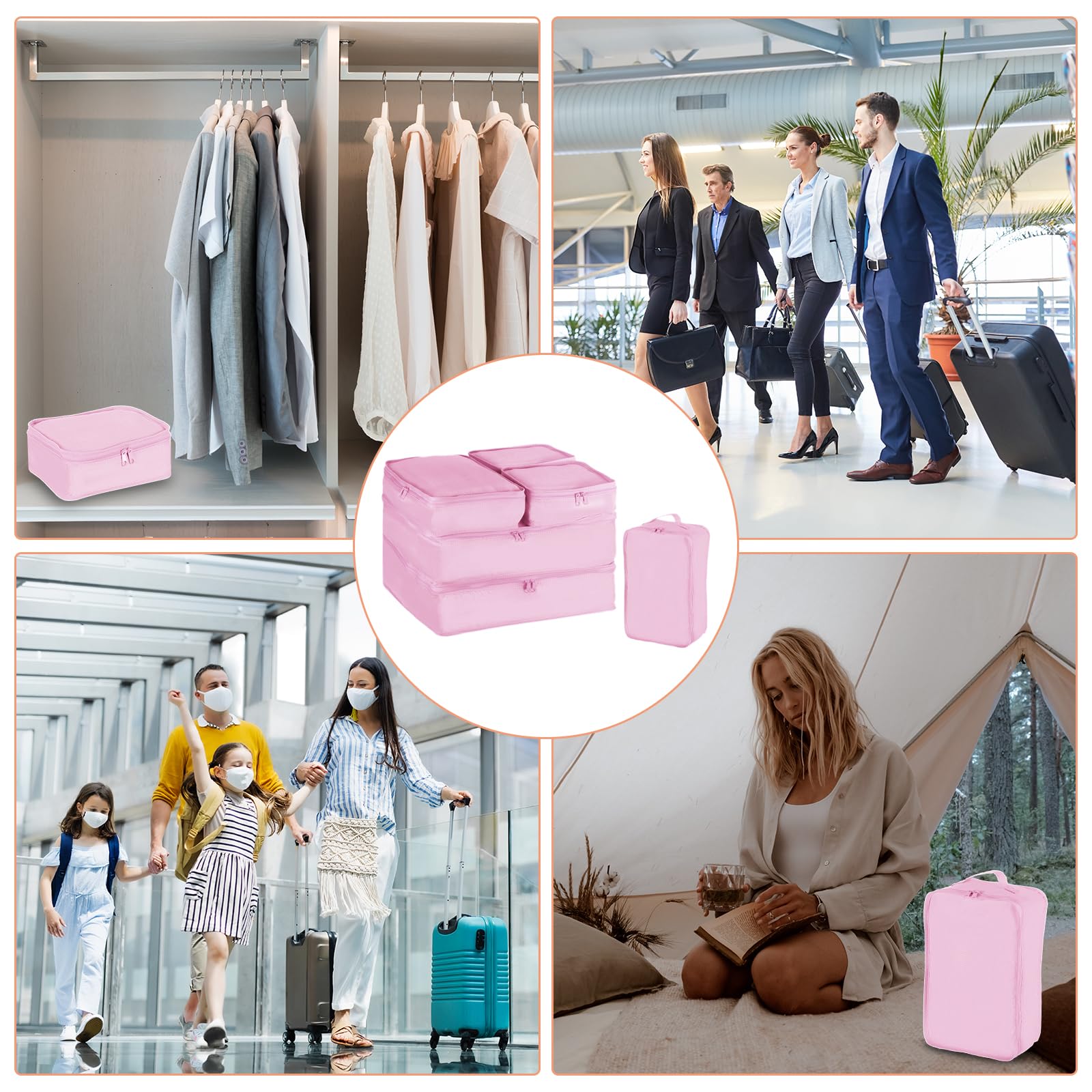 8 Pièces Sac À Cordon Imperméable, Sac Linge Sale Enfant, Pochette