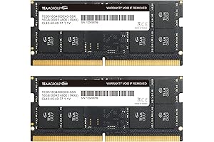 TEAMGROUP Elite SO-DIMM DDR5 4800MHz 32GB RAM (2x16GB)