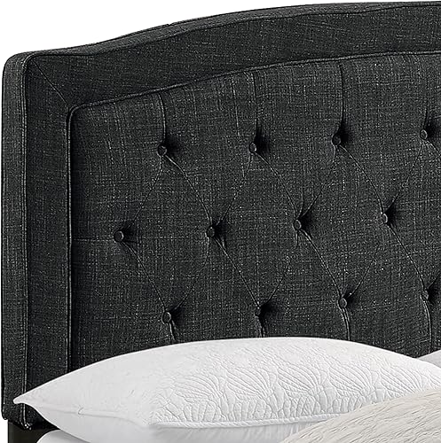 Miniatura 5 de Rosevera Gabriel - Cama con plataforma, matrimonial, color carbón