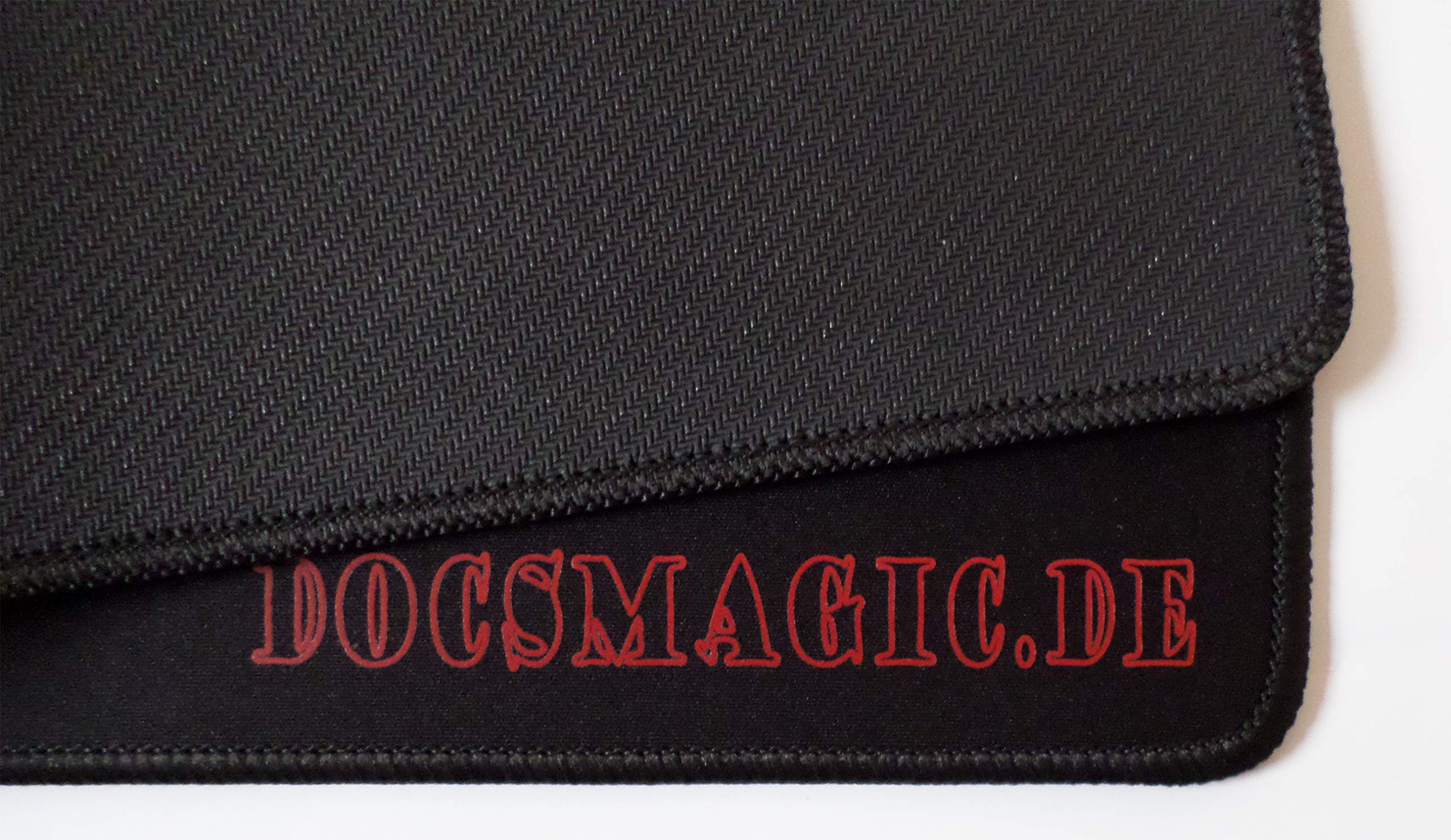 docsmagic.de 5 x Premium Playmat + Tube Big Transparent - Black Blue Green Red White Mix - 60 x 34 cm - Spielmatte + Transportrolle