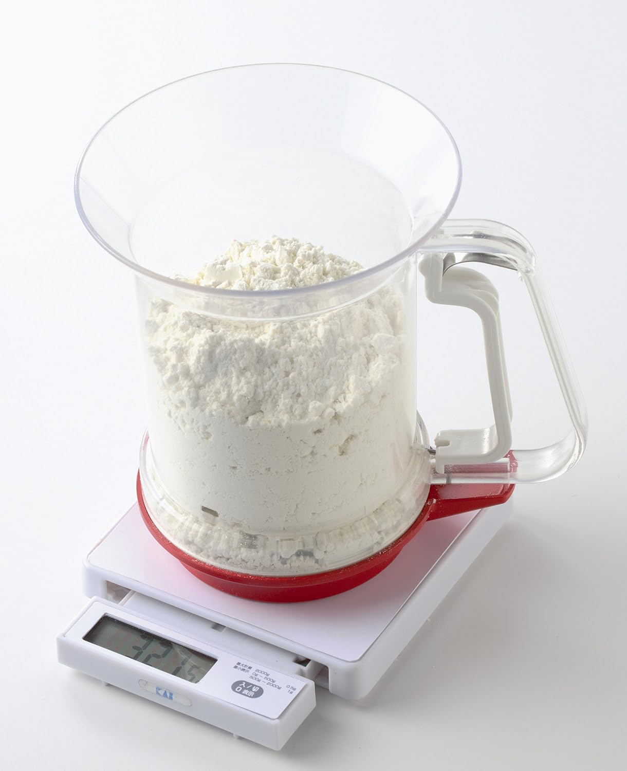 Kai Corporation DL6261 Kai House Select Powder Sifter, Washable, With Saucer, Made in Japan