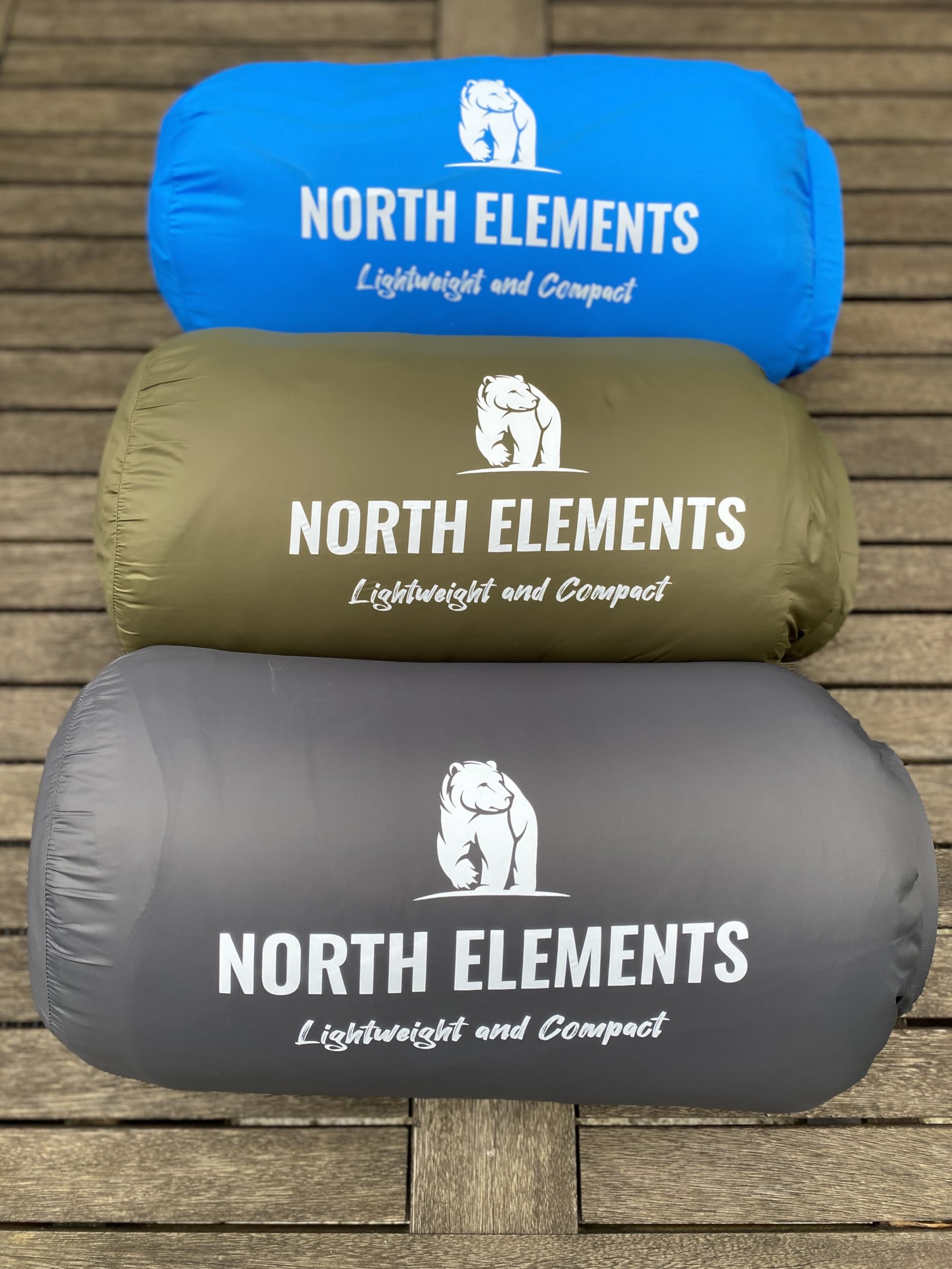 North Elements Koc kempingowy – składany, wodoszczelny i ciepły | 650 Fill Power | idealnie lekki i kompaktowy, na kemping, wędrówki, podróże, hamak, 200 x 140 cm (antracytowy/czerwony)