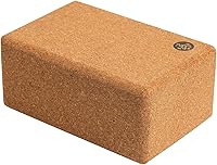 Manduka Cork Yoga Block - Sustainable Fine-Grain Cork, Extra Firm Support for Yoga, Pilates, Home Gym & Travel (Set of 2)