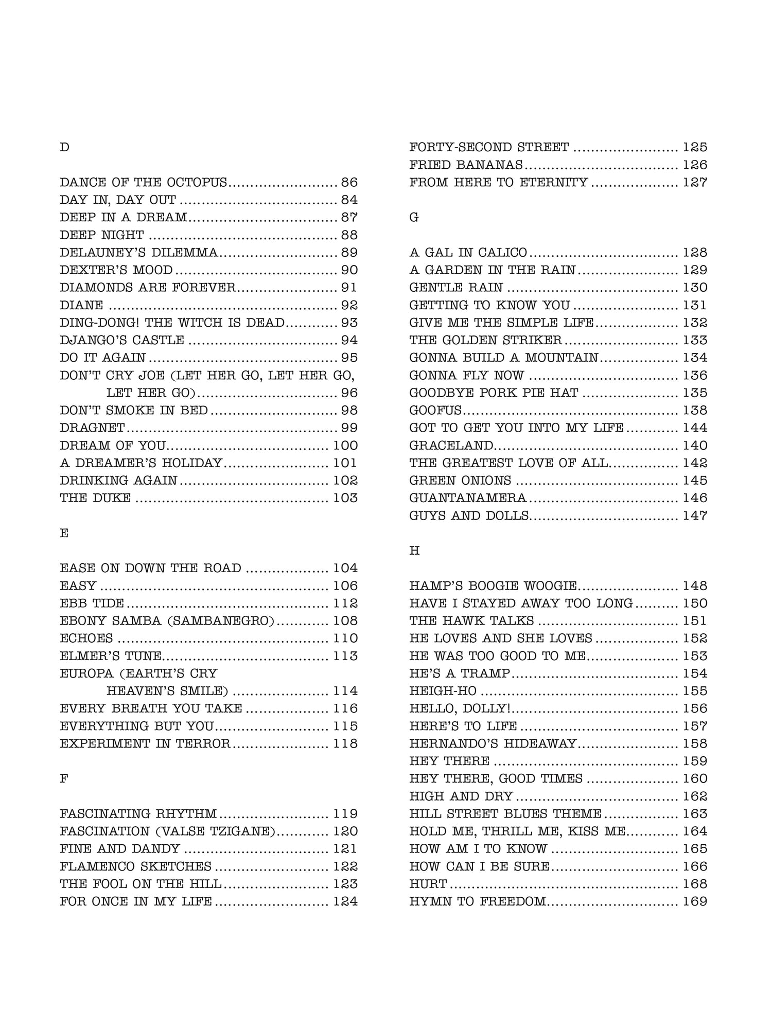 The Real Book: C Instruments (5)