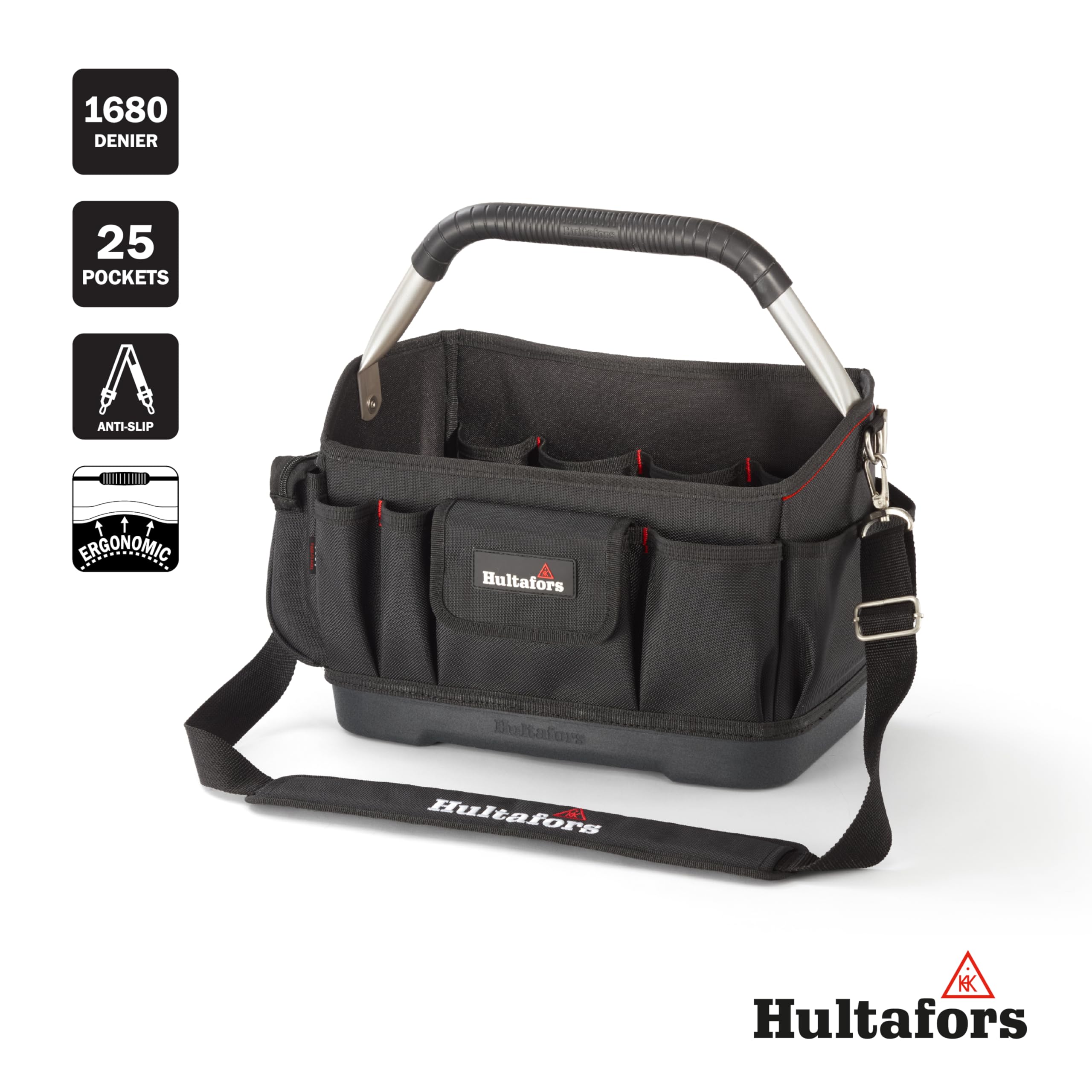 Hultafors-590110-Bolsa portaherramientas ergonómica (42 x 26 x 27 cm)