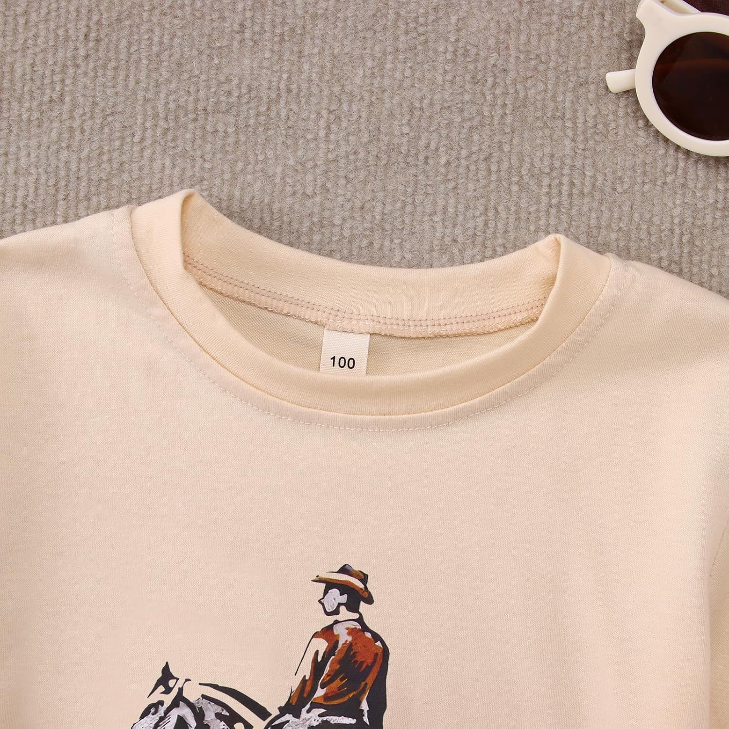 Toddler Baby Boy Rodeo Howdy Shirts Western Cowboy T-Shirt Kid Retro Country Summer Short Sleeve Cotton Tee Tops - Image 4