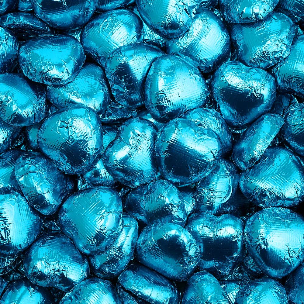 Italian Options Milk Chocolate Foiled Hearts, 50 Chocolates, Gold Foil — view 19