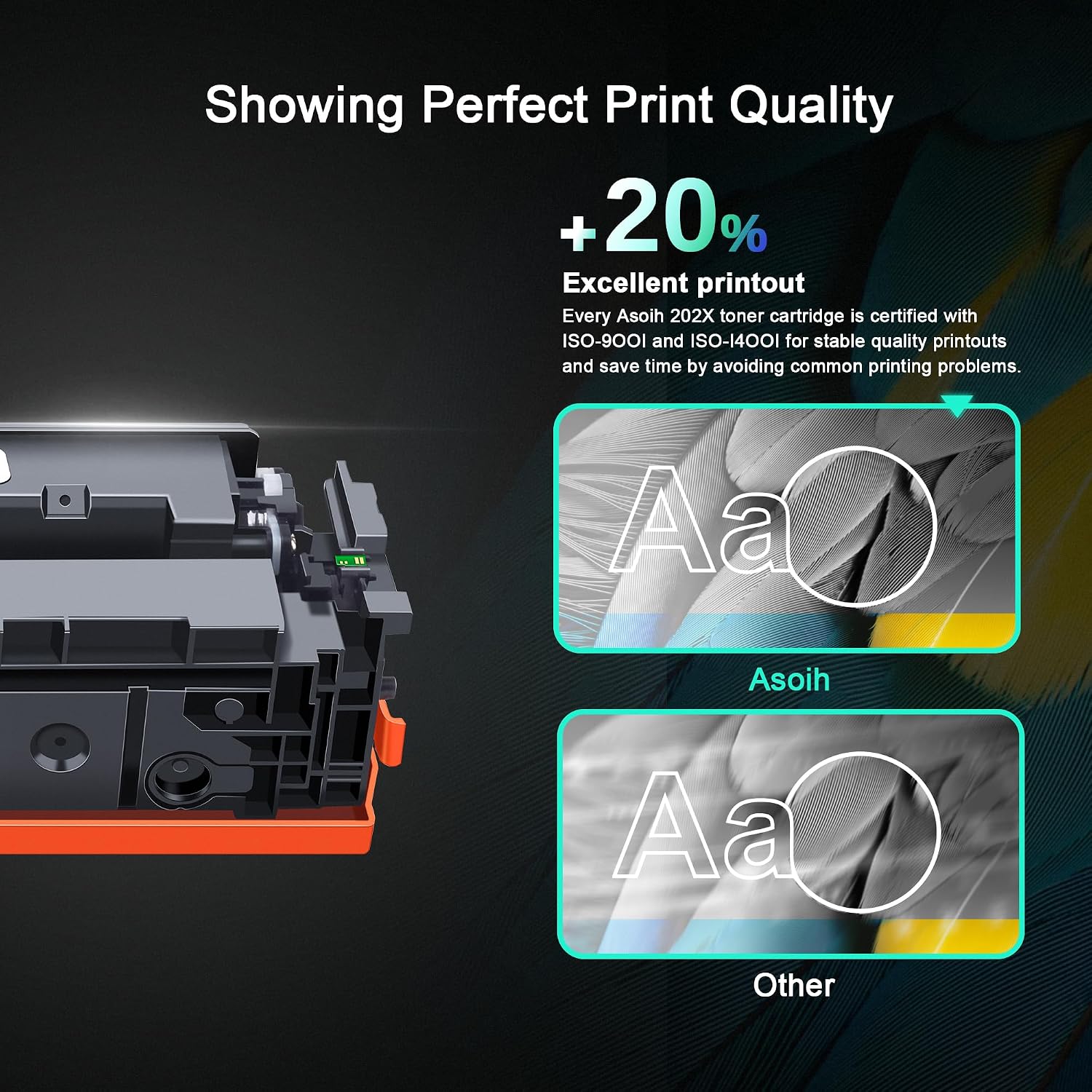 202X Toner Cartridges Compatible for HP 202X HP 202A Work with MFP M281fdw Toner cartridges, Color Laser Jet Pro M281cdw M281fdn M281dw