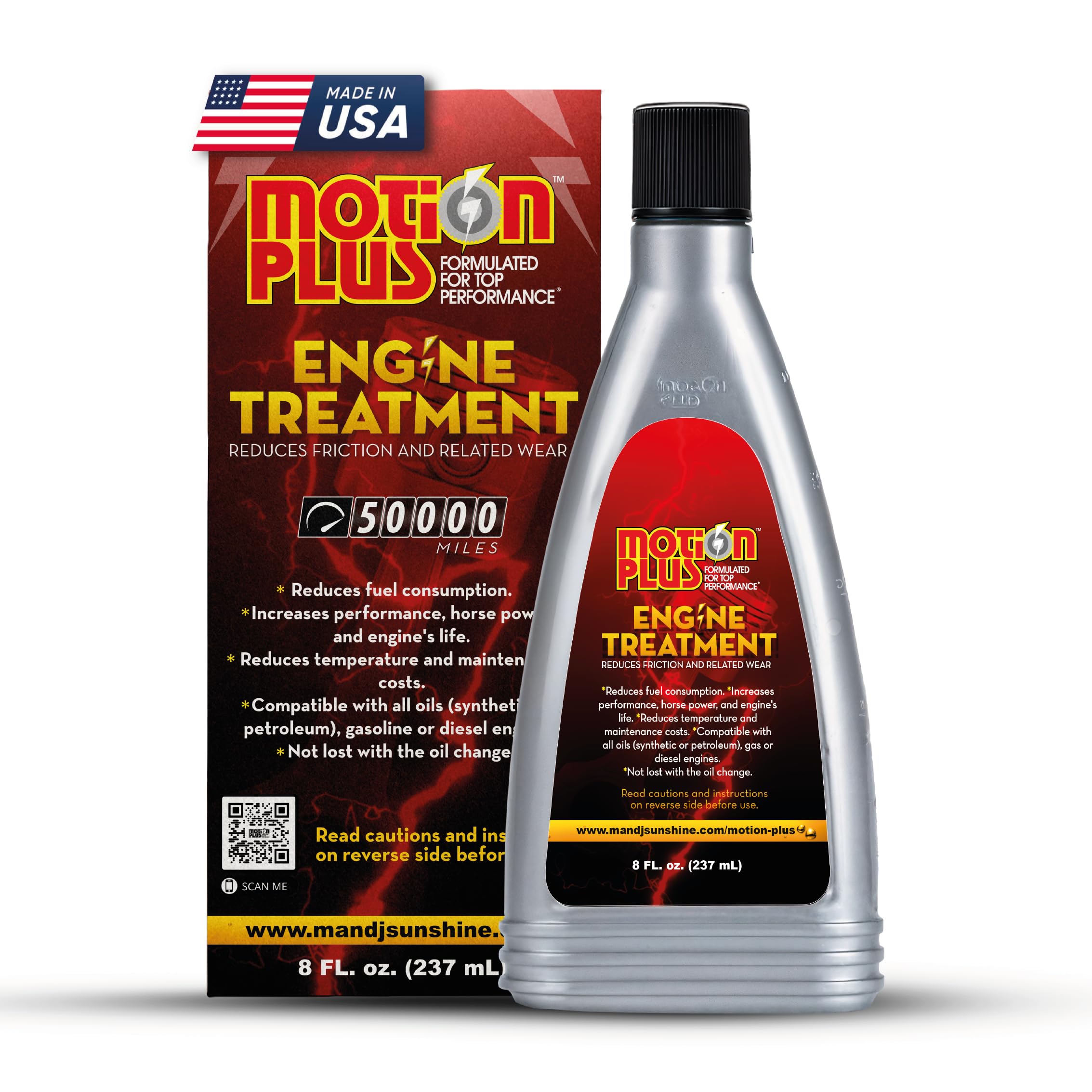 Amazon.com: Motion Plus Engine Treatment – Heavy Duty Metal