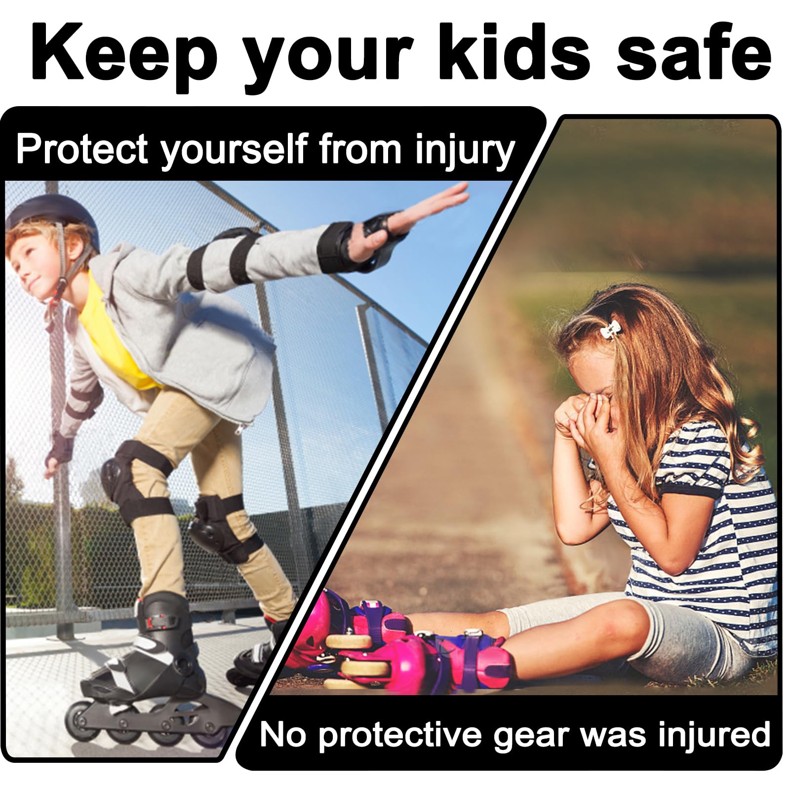 Knee Pads for Kids Protective Gear Set, Knee Pads, Elbow Pads - Image 3