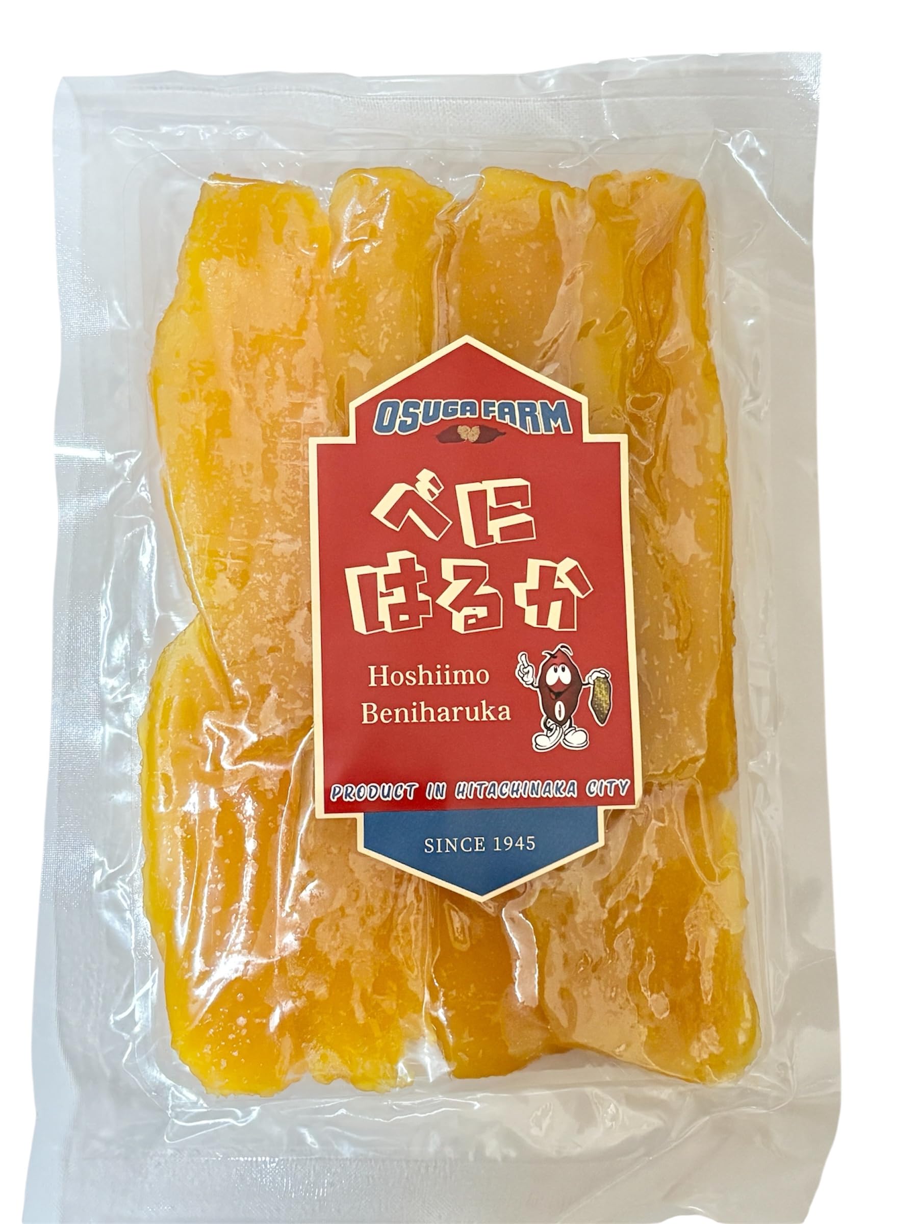 Amazon | オオスガファーム 紅はるか 干し芋 平干し200g 【ケンミン