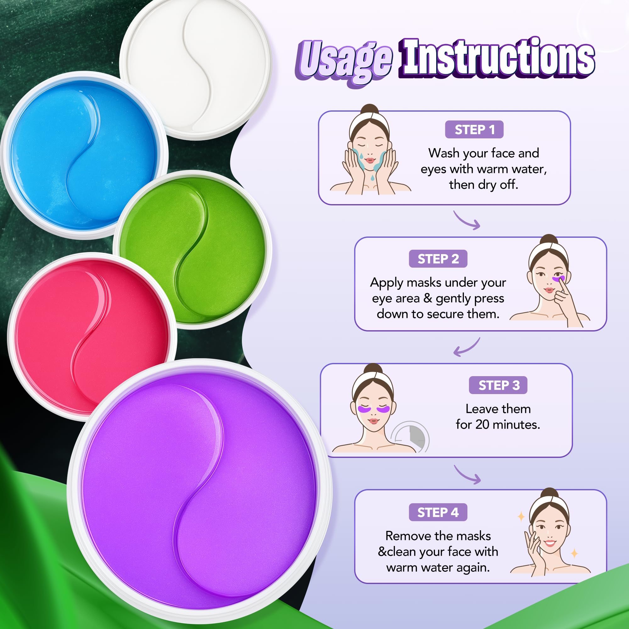 NAZANO Under Eye Patches - 60 Pack Eye Masks view 5