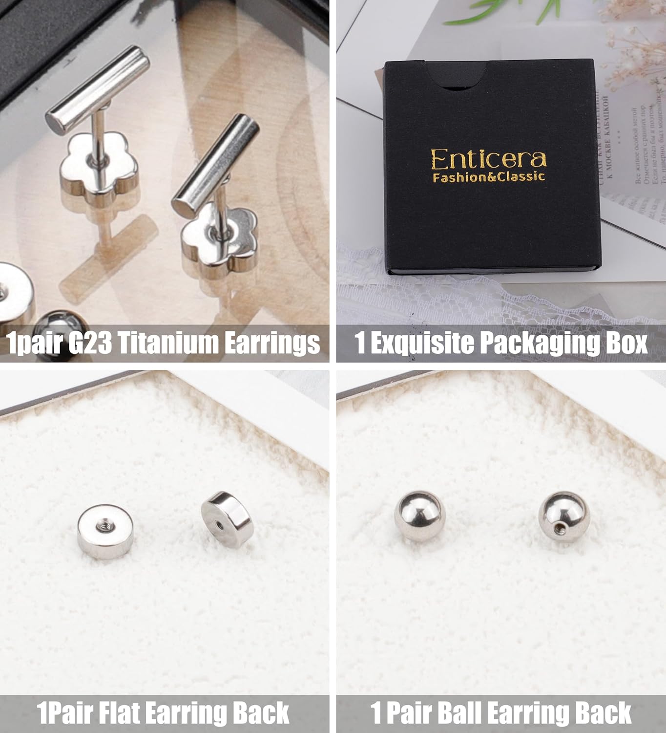 14K Gold Stud Earrings for Women 20g Leaf Cross Bar Handmade Flat Back Earrings Hypoallergenic Nap Screw Back Cartilage Earrings Tragus Helix Piercing Jewelry - Image 8