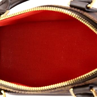 Pre-Loved Alma Handbag Damier BB, Brown