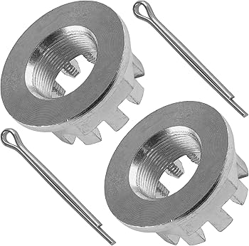Amazon.com: Caltric Set Of 2 Rear Axle Nuts with Pin Compatible