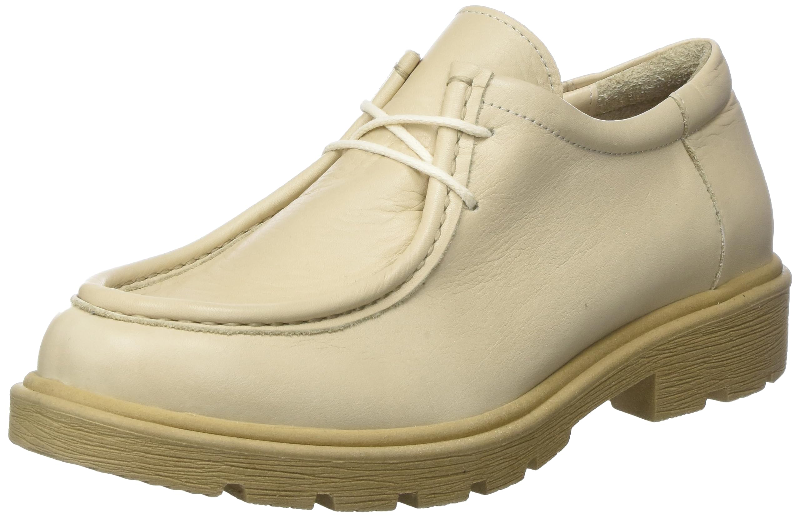 Andrea Conti Women's Laces Sneaker, Cream, 4.5 UK