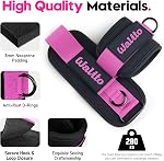 WALITO ankle resistance bands with sleeves, ankles for training, ankle straps for women, exercise bands for legs and buttocks, gluteal training equipment for kickbacks
