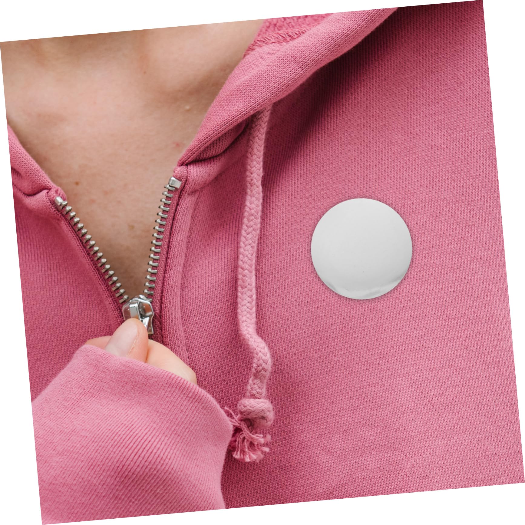 SHINEOFI 200 Ensembles Fournitures pour Fabrication De Badges à Boutons Badges à Boutons Vierges Ronds Métal avec Coques Partie De pour Projets Scolaires