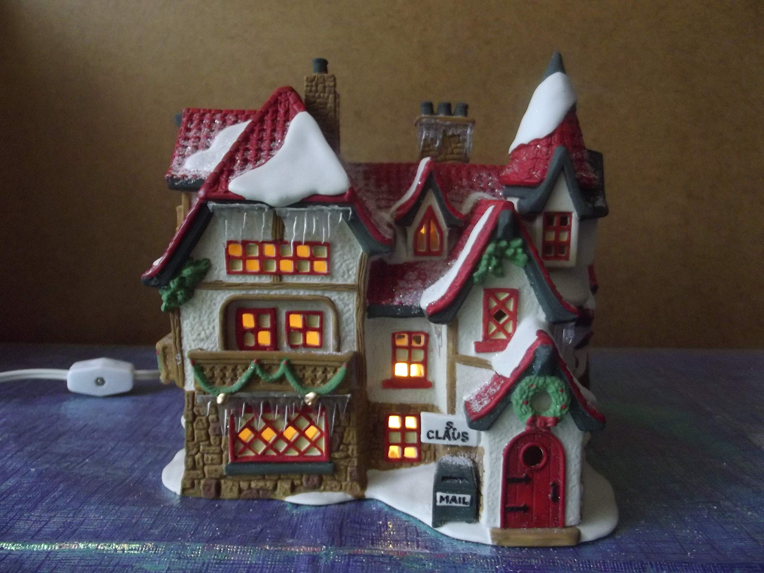 1990年 陶器 サンタクロースの家 NORTH POLE SERIES 1990年 陶器 サンタクロースの家 NORTH POLE SERIES