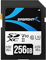 Vista 1 de SABRENT Rocket v90 - Tarjeta de memoria SD UHS-II de 256 GB R280MBs W250MBs (SD-TL90-256GB)