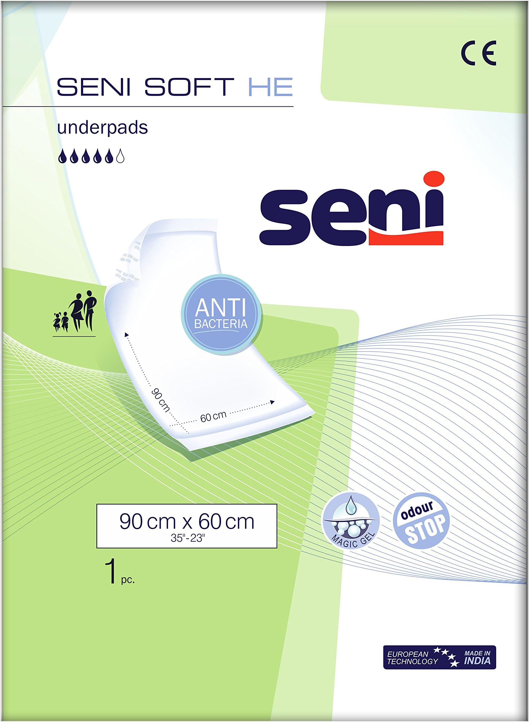 Soft He Underpads - 1 Piece (90 x 60 cm)