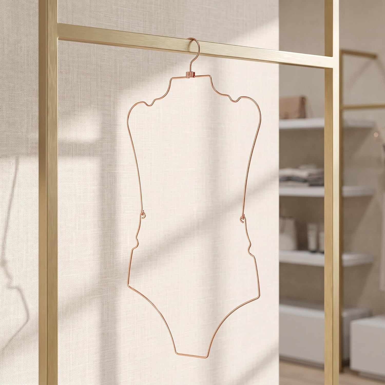 2pcs Metal Folding Bikini Hanger for Swimwear Display and Drying