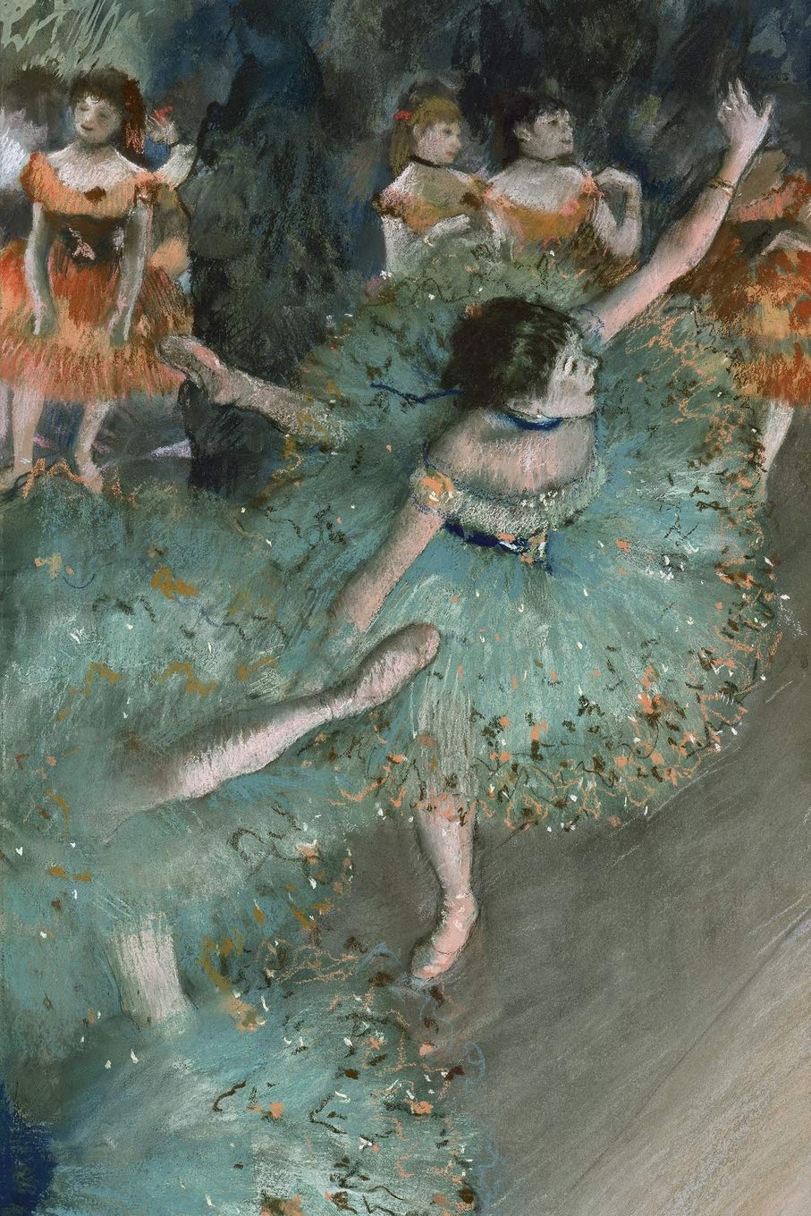 Art Journal: Edgar Degas - Danseuse basculant - Art Cover College Ruled Notebook | 110 Pages