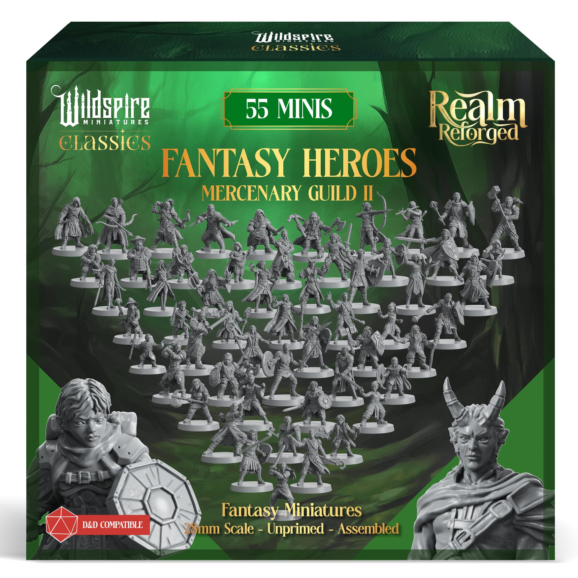 Mercenary Guild II 55 Miniatures