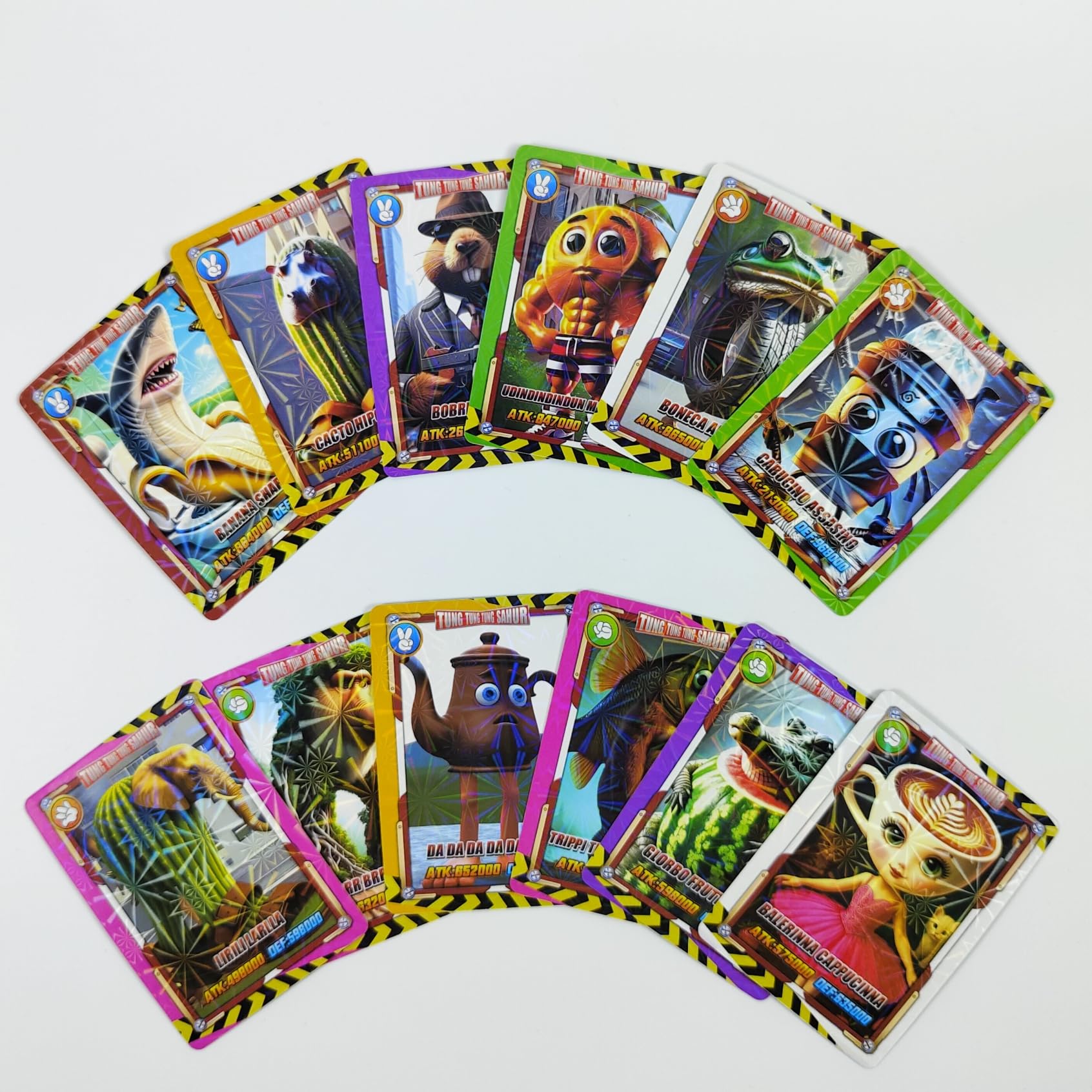 288PCS Italian Brainrot Cards, 2025 Official 1 Boxed (36 Packs