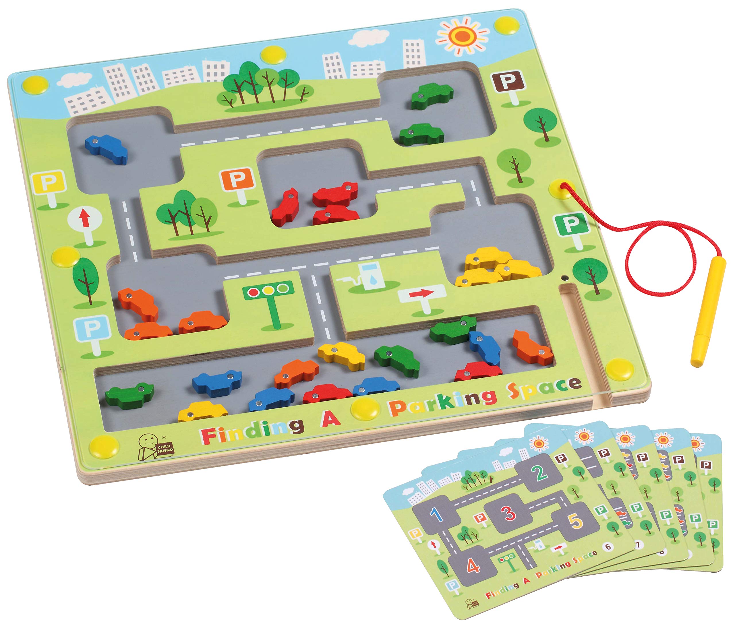 Eduplay 120376 Find A Parking Space Bomen & Magnetspiele, wielokolorowe
