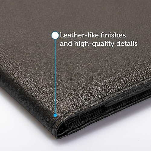 Miniatura 4 de PADFOLIO, carpeta organizadora de cartera, carpeta de currículum de entrevistas, documentos legales, soporte para tarjetas de visita. Soporte para