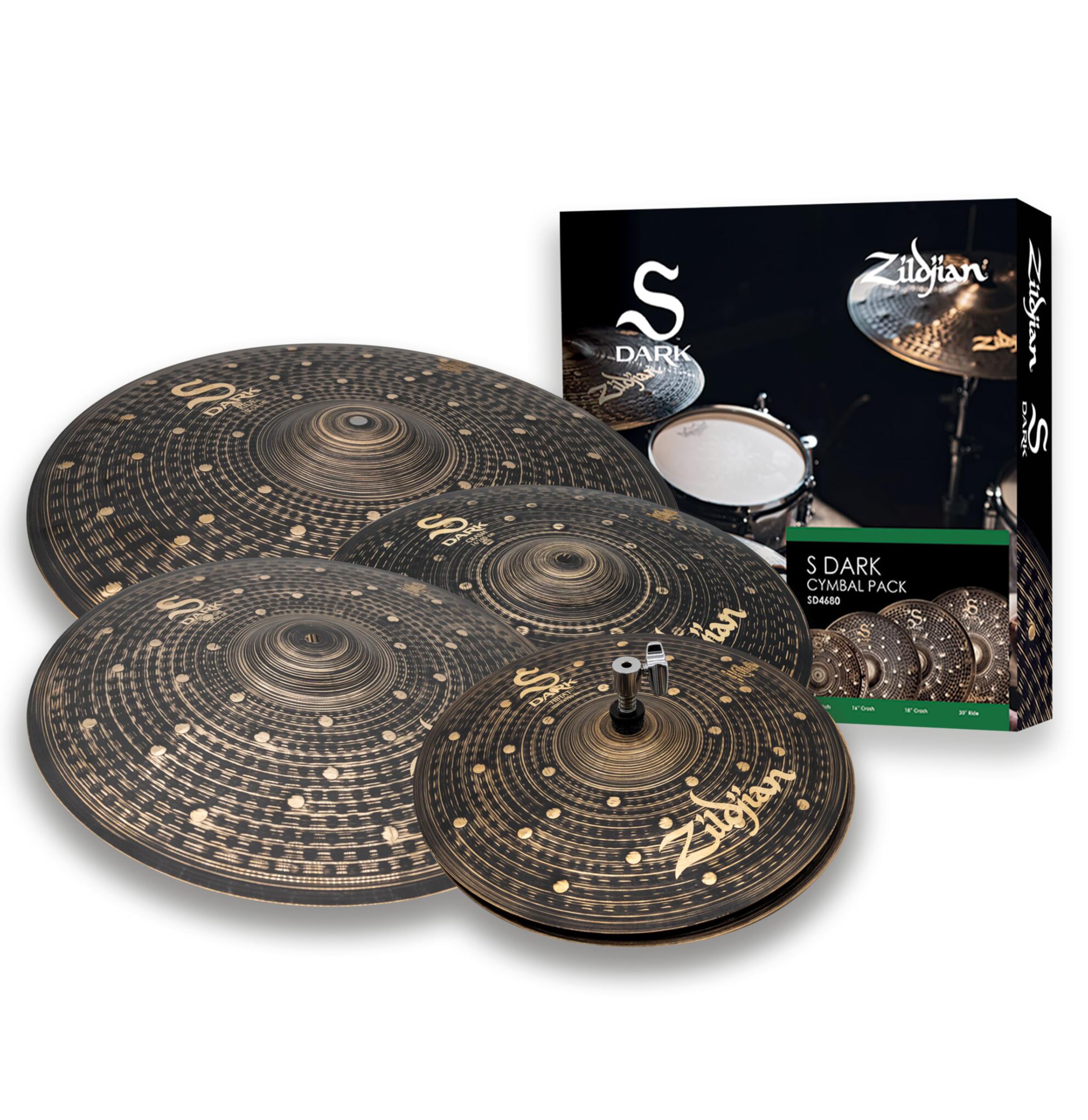 Zildjian S Dark 5-piece Cymbal Pack