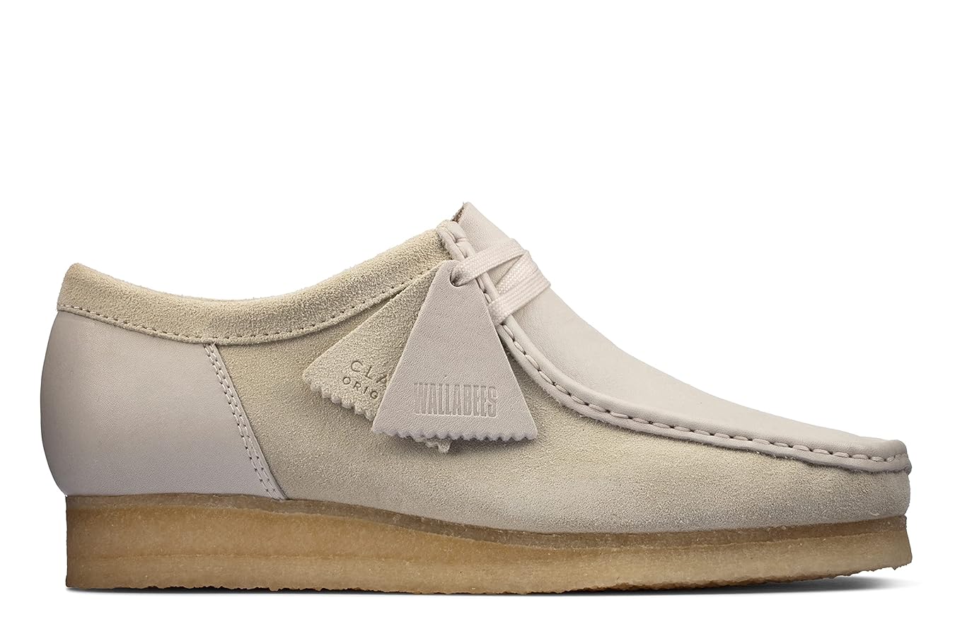 [未使用] CLARKS WALLABEE ズミ Amazon.com | Clarks Men's Wallabee Boot White Woven 7.5M