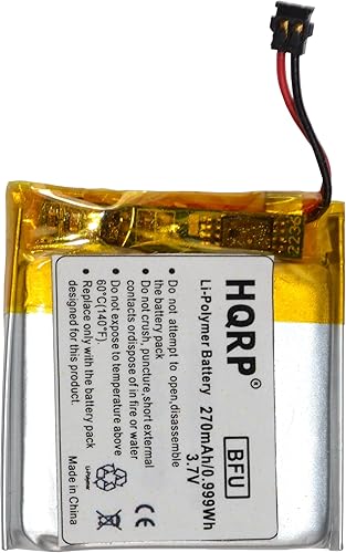 Miniatura 2 de HQRP Reemplazo de batería SNN5951A WX30 compatible con Motorola Moto 360 1 generación 2014 Smartwatch